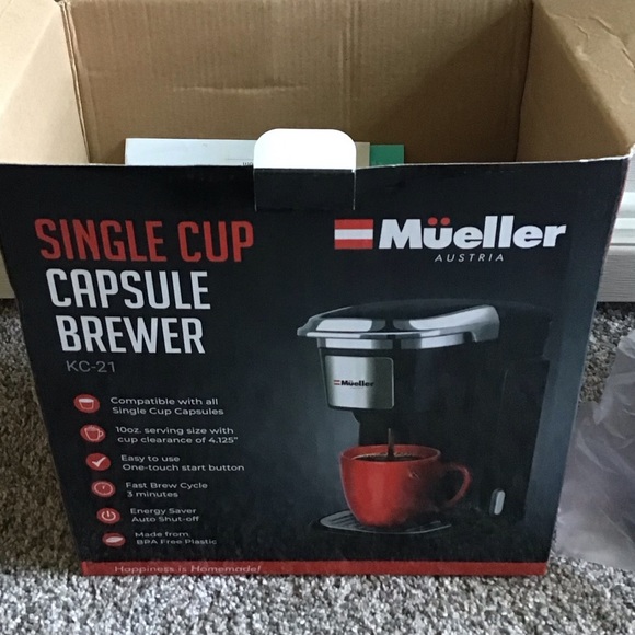 mueller Kitchen Mueller Austria Single Cup Capsule Brewer Poshmark